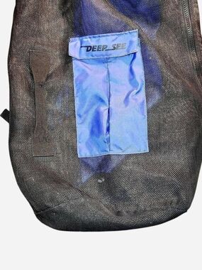 Vintage Deep See Mesh Scuba Diving Gear Bag